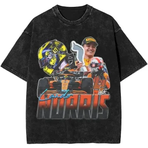 2024 Lando Norris Merch Washed T-Shirts 1