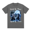 Alpha By Choice Wolf Graphic T-shirt 2