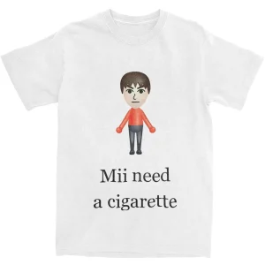 Mii Need A Cigarette T-Shirt 1